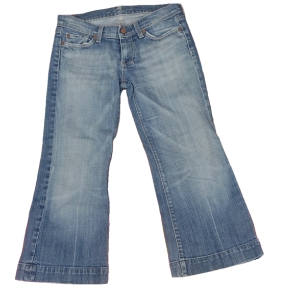7 for all mankind dojo capris size 25 - Picture 1 of 5